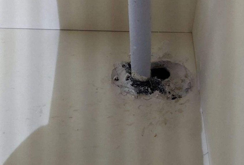 rat damage chewed insulation